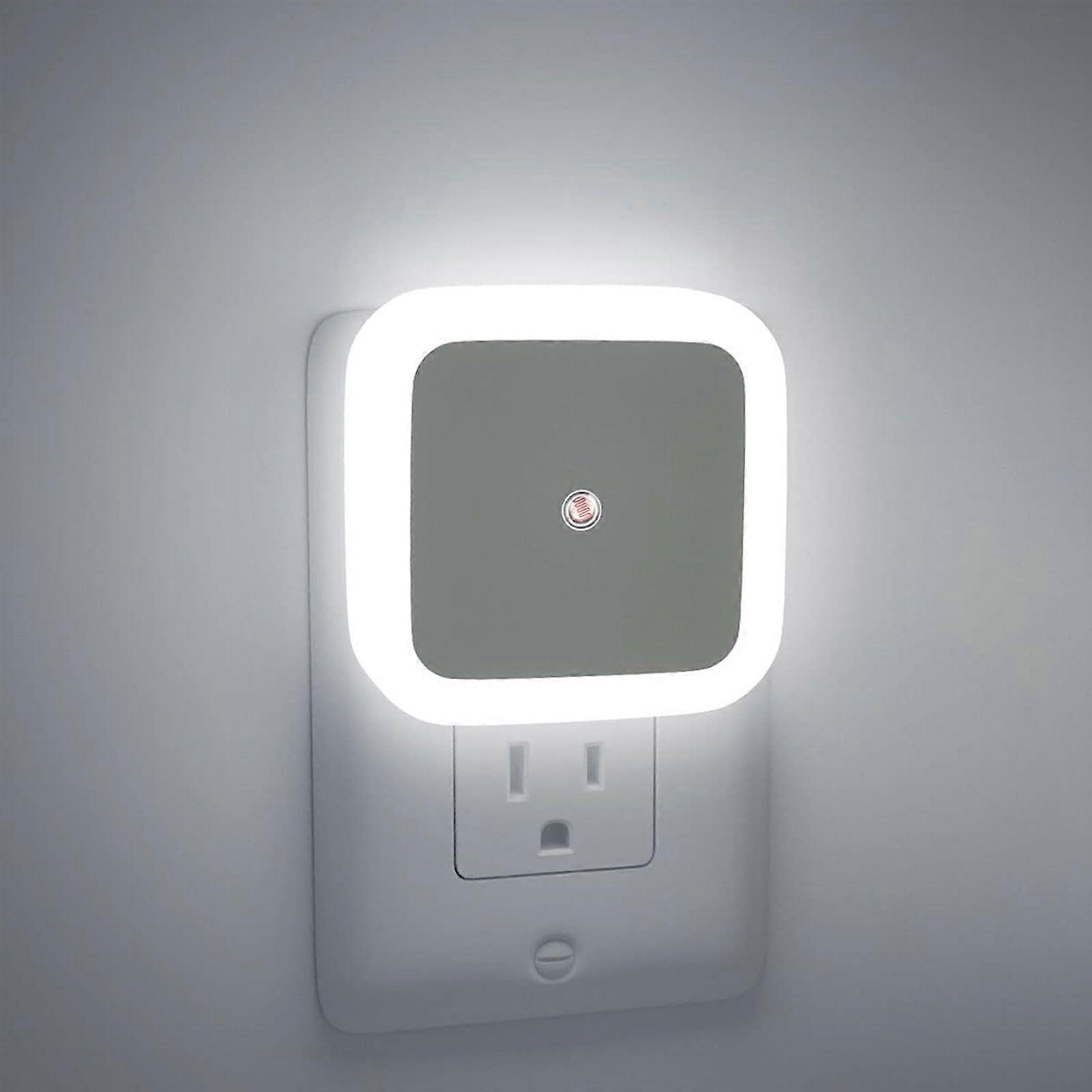 4-Pack Dusk-to-Dawn Sensor Night Lights with Auto On/Off Feature for Bedroom and Staircase Use