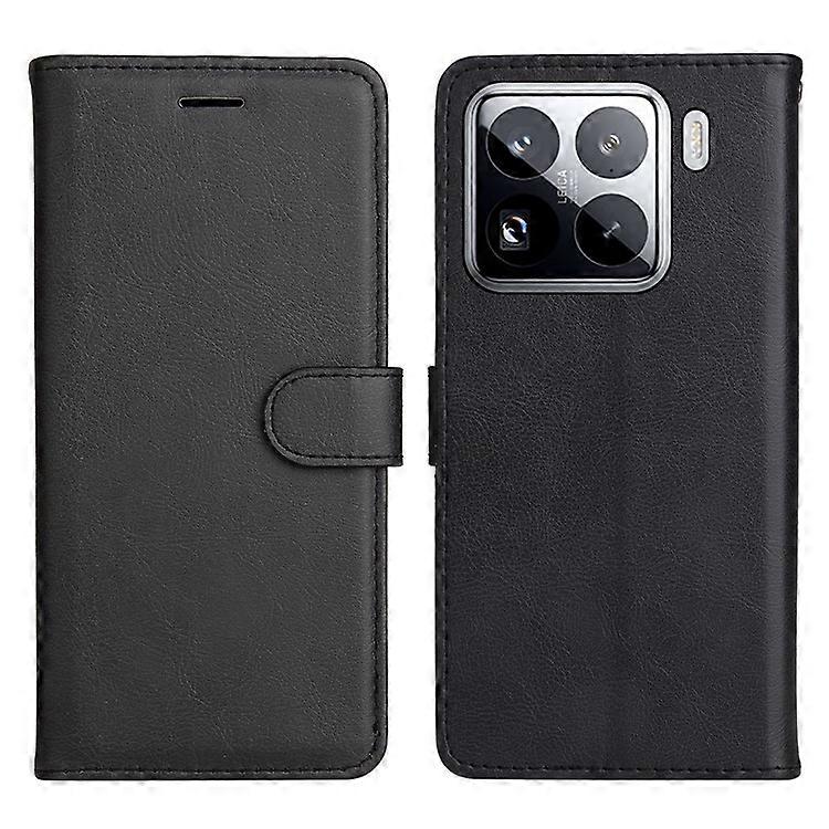 Compatible For Xiaomi 15 Pro Case Solid Color Leather Phone Cover Wallet Stand