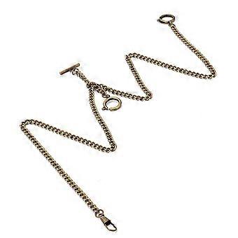 44cm Retro Vintage Metal Relógio de Bolso Elo de Corrente Clássico Presente Antigo (Bronze)