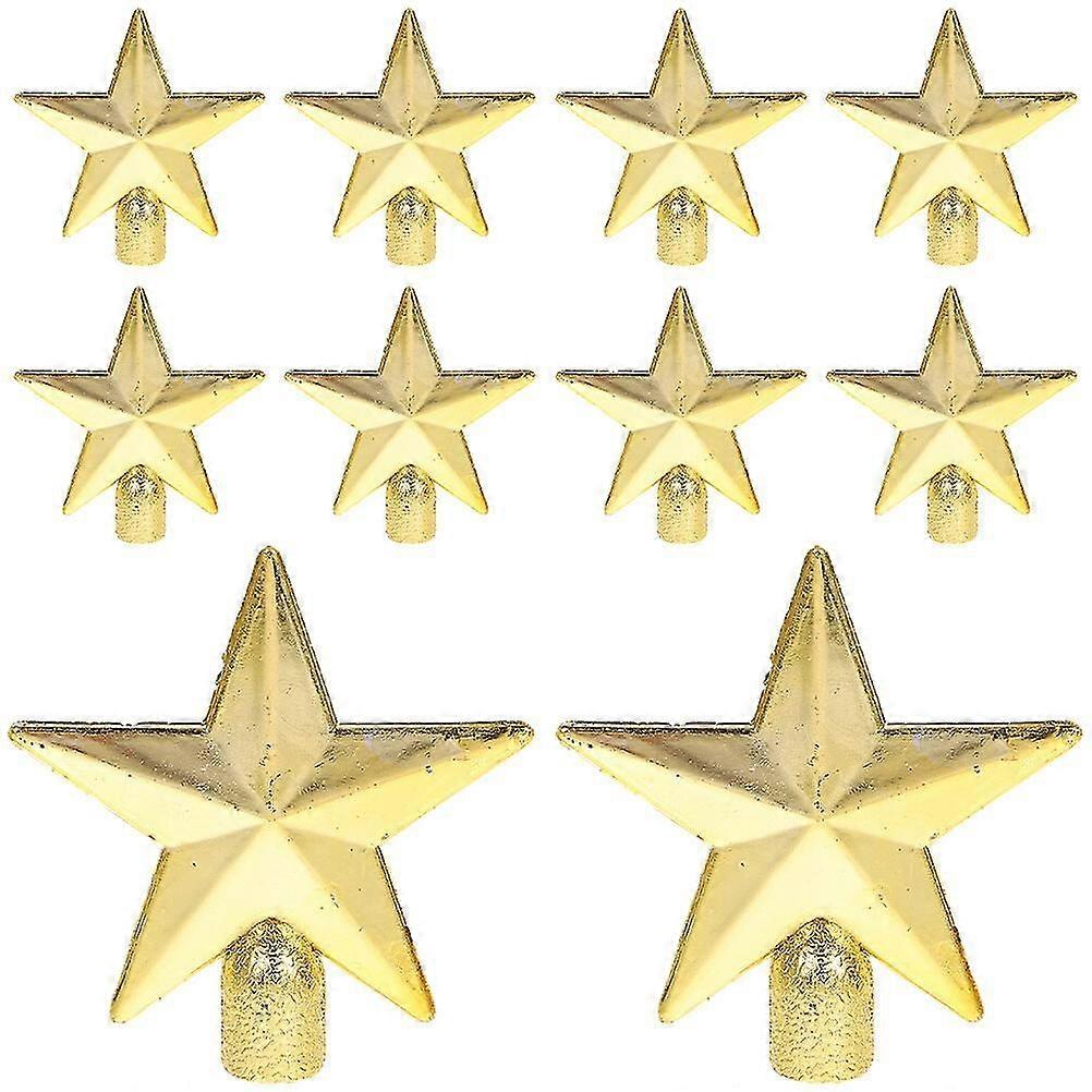 10ks Mini vianočný hviezdny stromček Topper ozdoby na vianočný stromček Vianočné párty láskavosti
