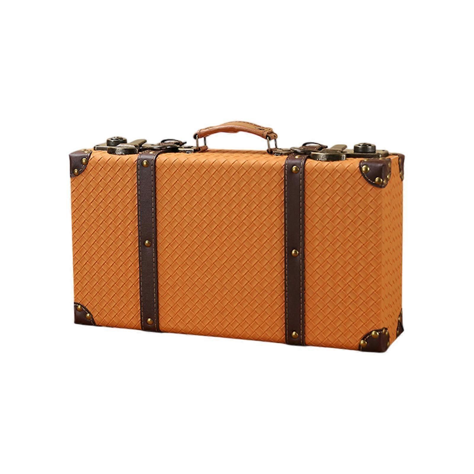 Retro Suitcase Display Box Luggage Trunk for Household Window Display Travel Small