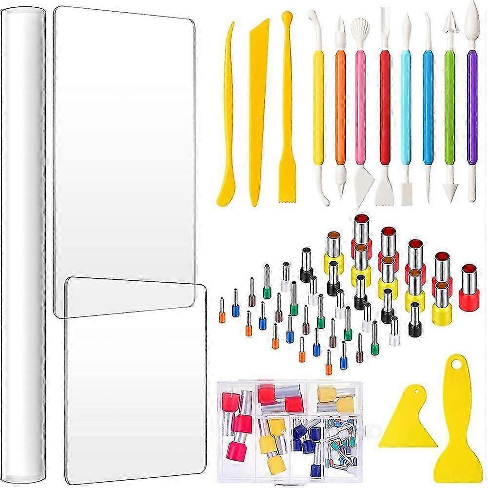 Cutter Set, Polymer Clay Roller, for Clay DIY Production the Clay Model Set Can Be Used , School, O