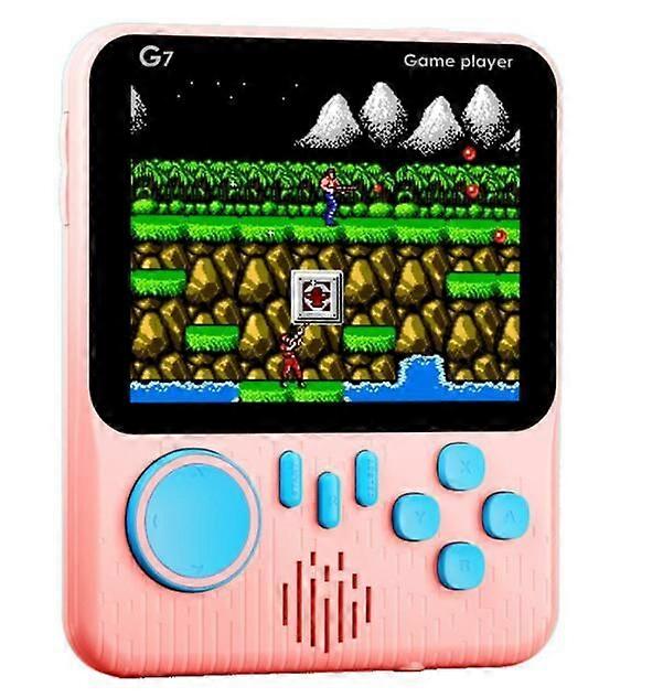 3.5-inch G7 ultra-thin handheld game console, Built-in 666 Games,Retro Game Console Supports TV Connection and Two Players