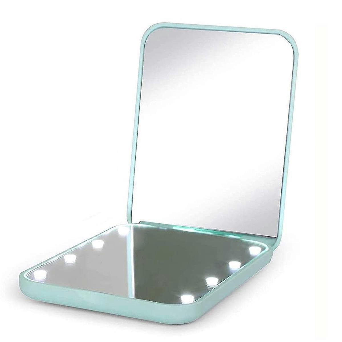 Mirror, Magnifying, LED, Portable, Folding