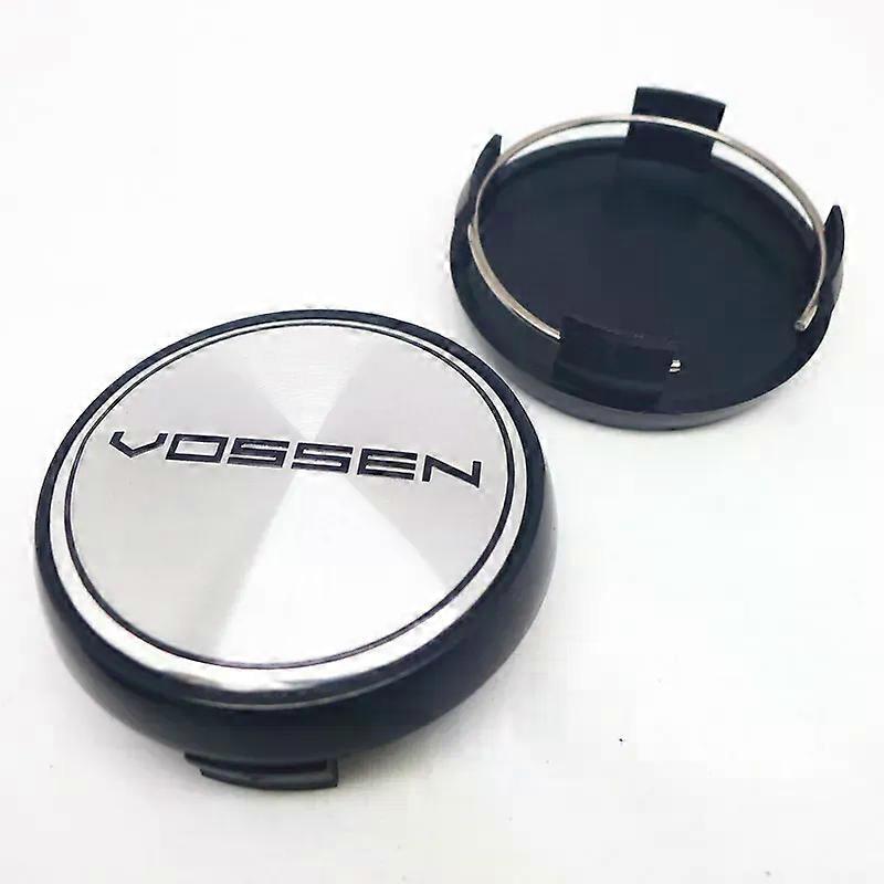 4 件 65mm 60mm Vossen 轮毂轮辋中心盖兼容 TE37 Rays 轮套 56mm Vossen 徽章徽章贴纸造型|轮心盖|