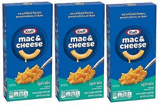 Kraft Mac & Cheese Spirals 3 Pack