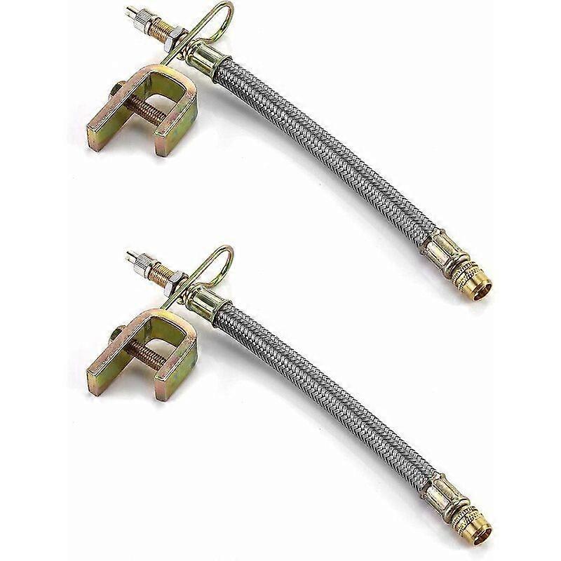 Reifenventilverlängerung, Reifenventilverlängerung für LKW-, Bus- und Anhängerreifen, 18cm, 2er-Pack
