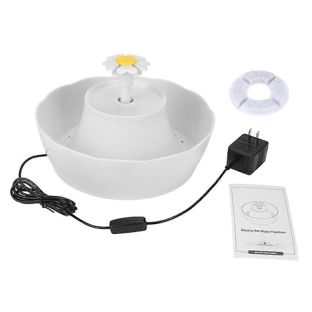 Auto Power-off Pet Cat Drinking Fountain with LED Light, Automatic Water Dispenser, BPA-Free Plastic, 2.5L Capacity