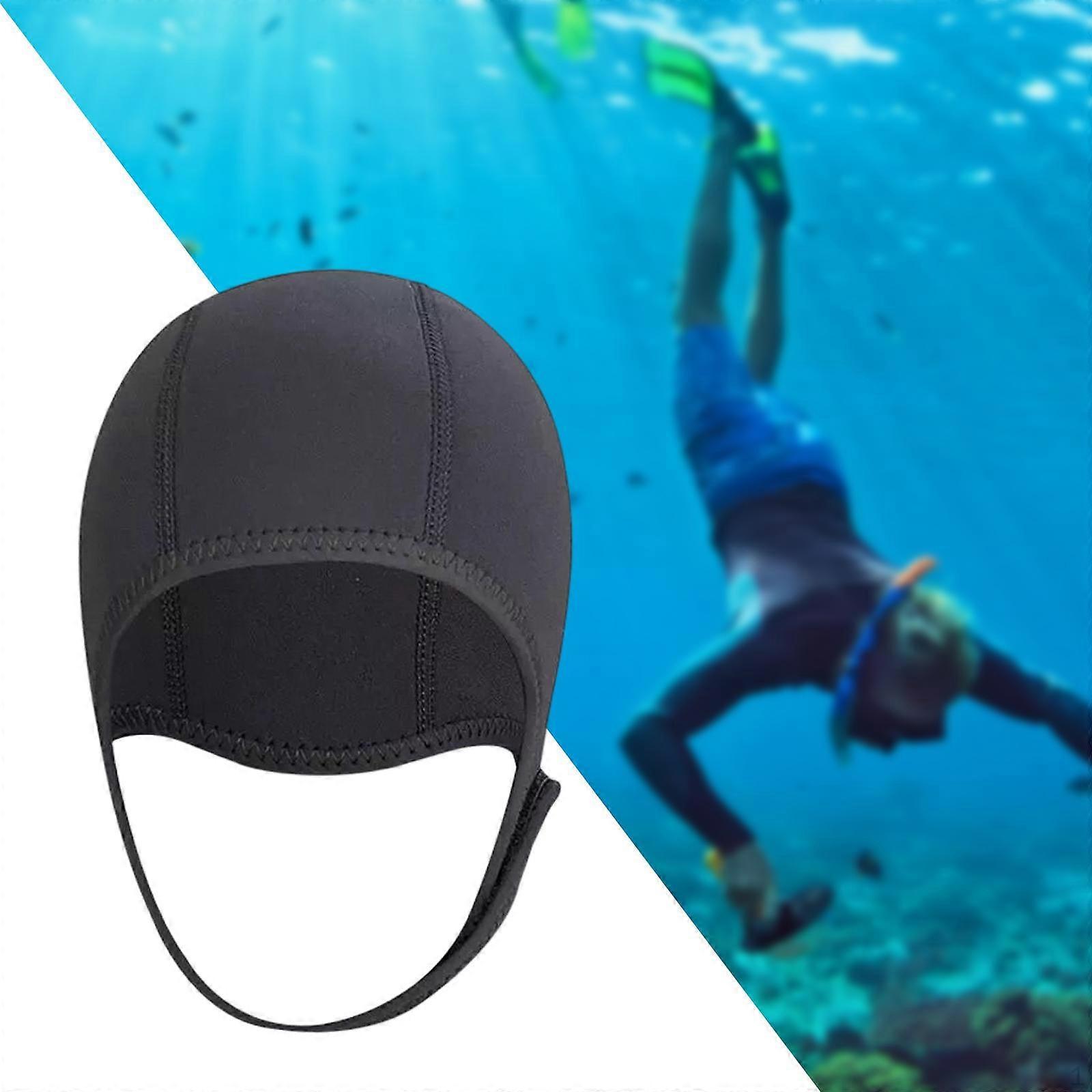 3mm Neoprene Diving Hat Ear Protector Thicken Winter Warm Swimming Cap Beanie for Sailing