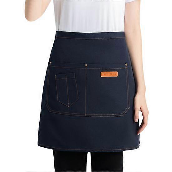 Half Apron for Men Women Breathable Kitchen Cooking Apron with Pockets Stylish Skirt Design