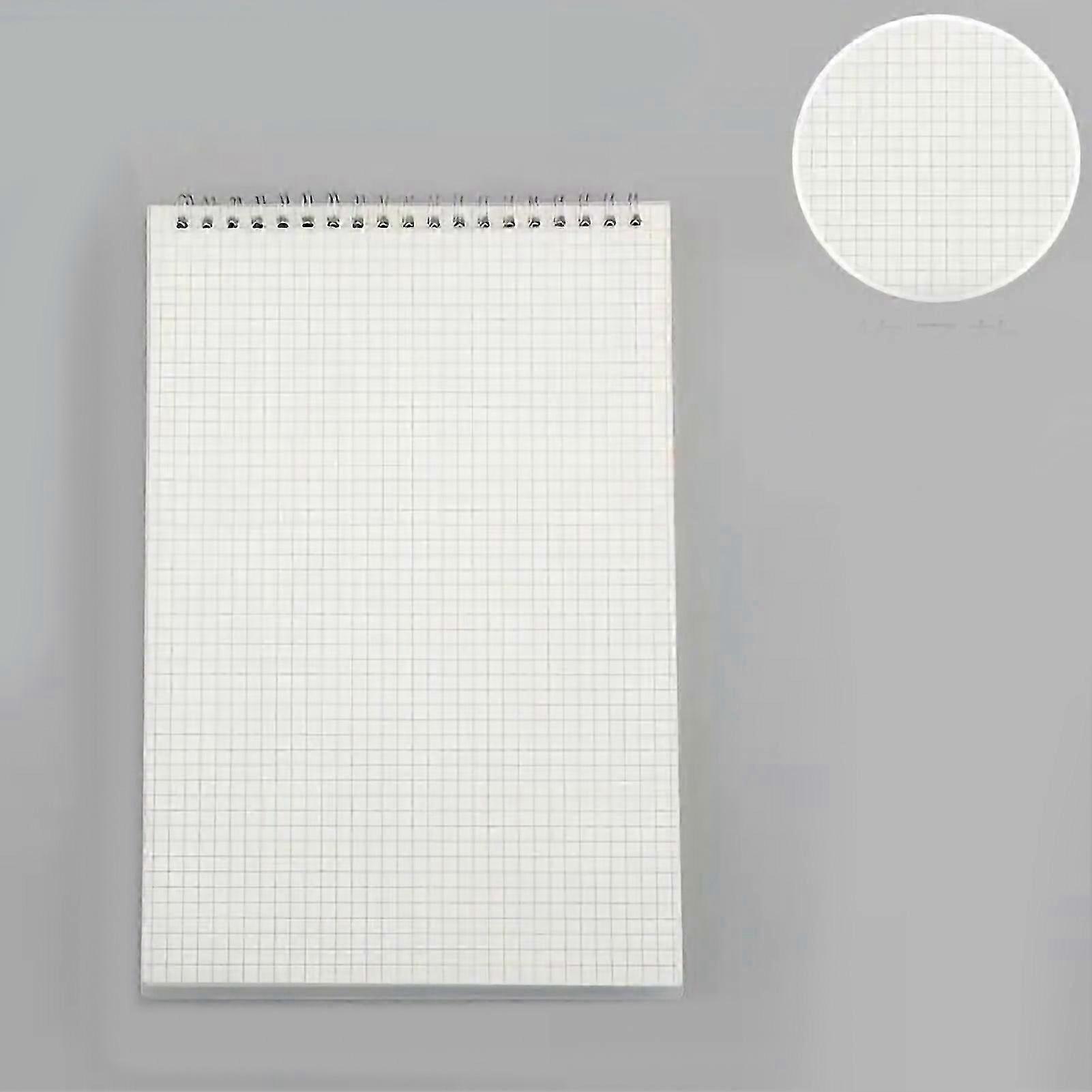 80 Sheets Top Wirebound Notebook Useful Comfortable Thickened Paper Practical Notebook B5 Grid Type