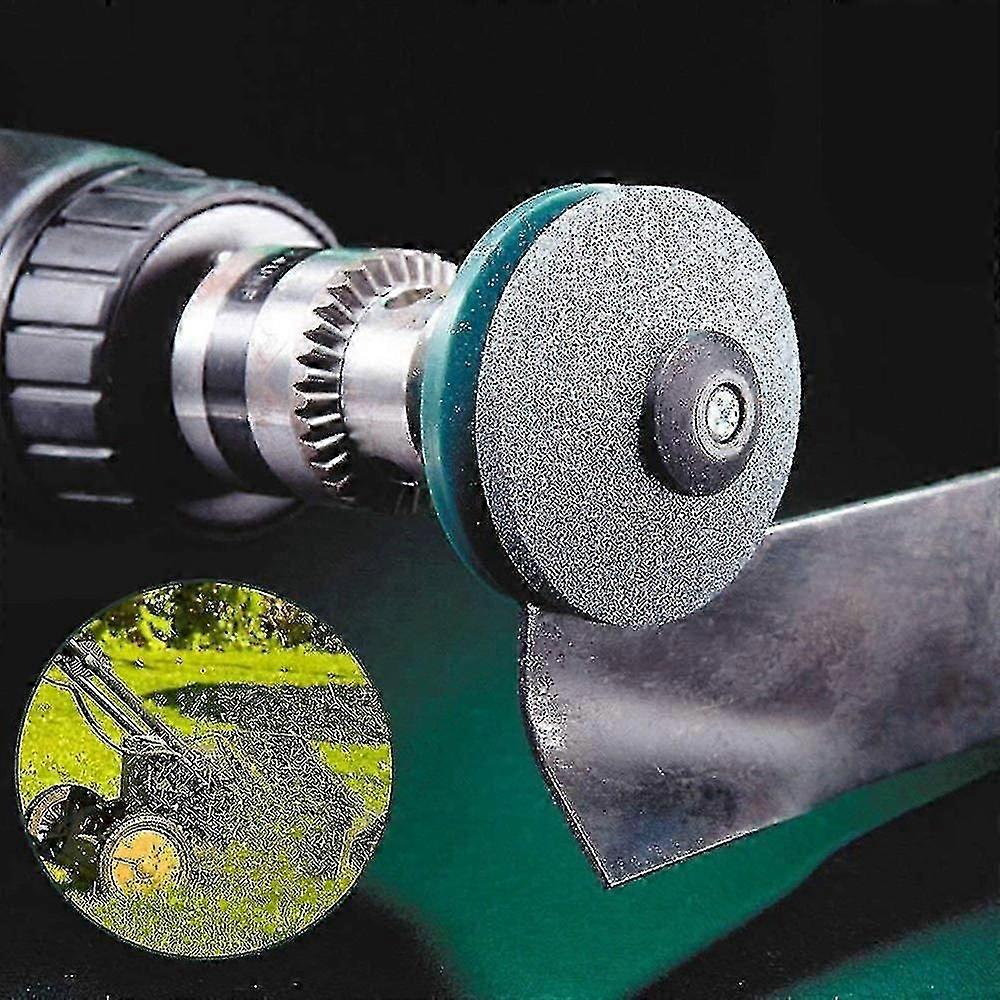 50MM Faster Lawn Mower Sharpener Lawnmower Blade Sharpener Universal Grinding