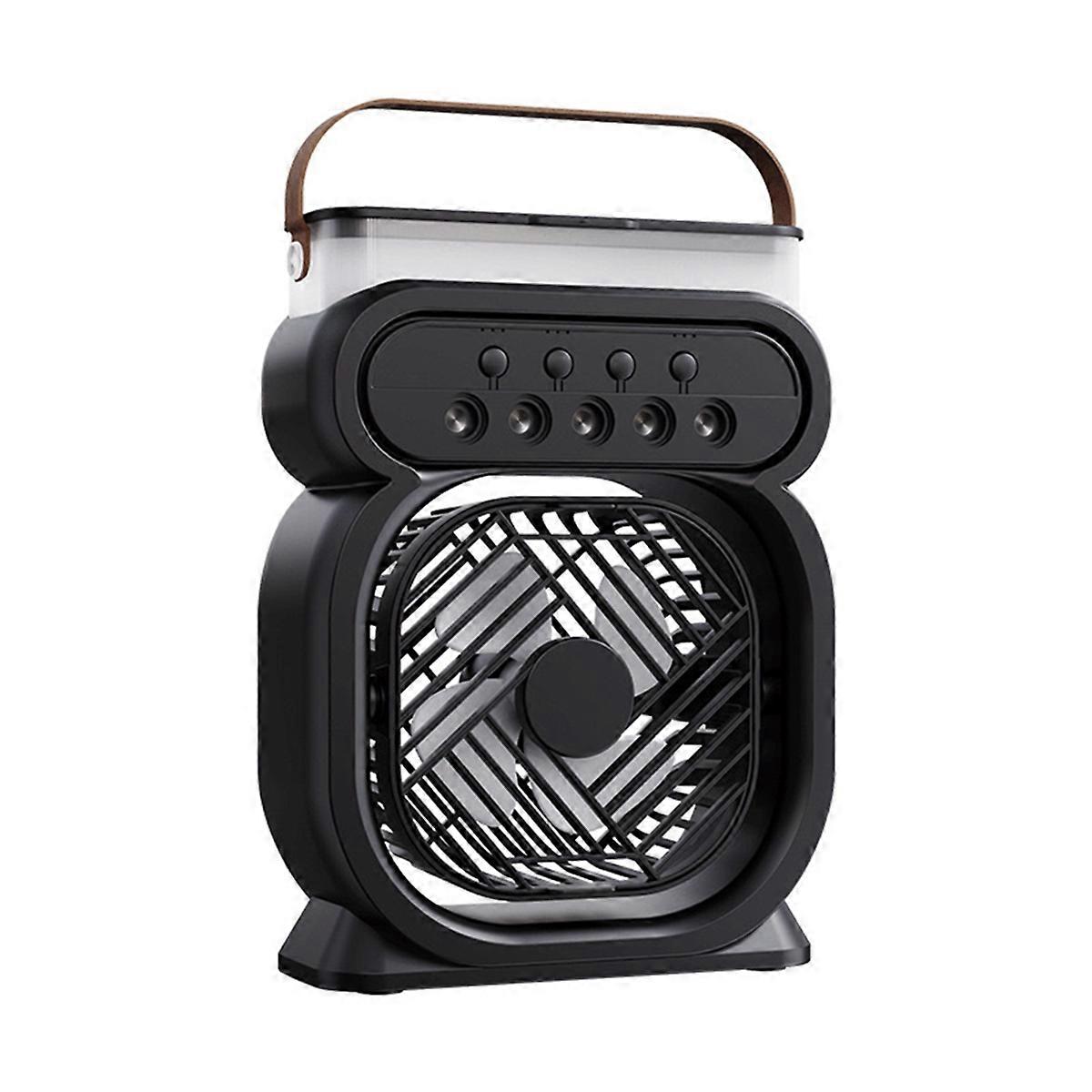 3 in 1 Fan AIr Conditioner Household Small Air Cooler LED Black