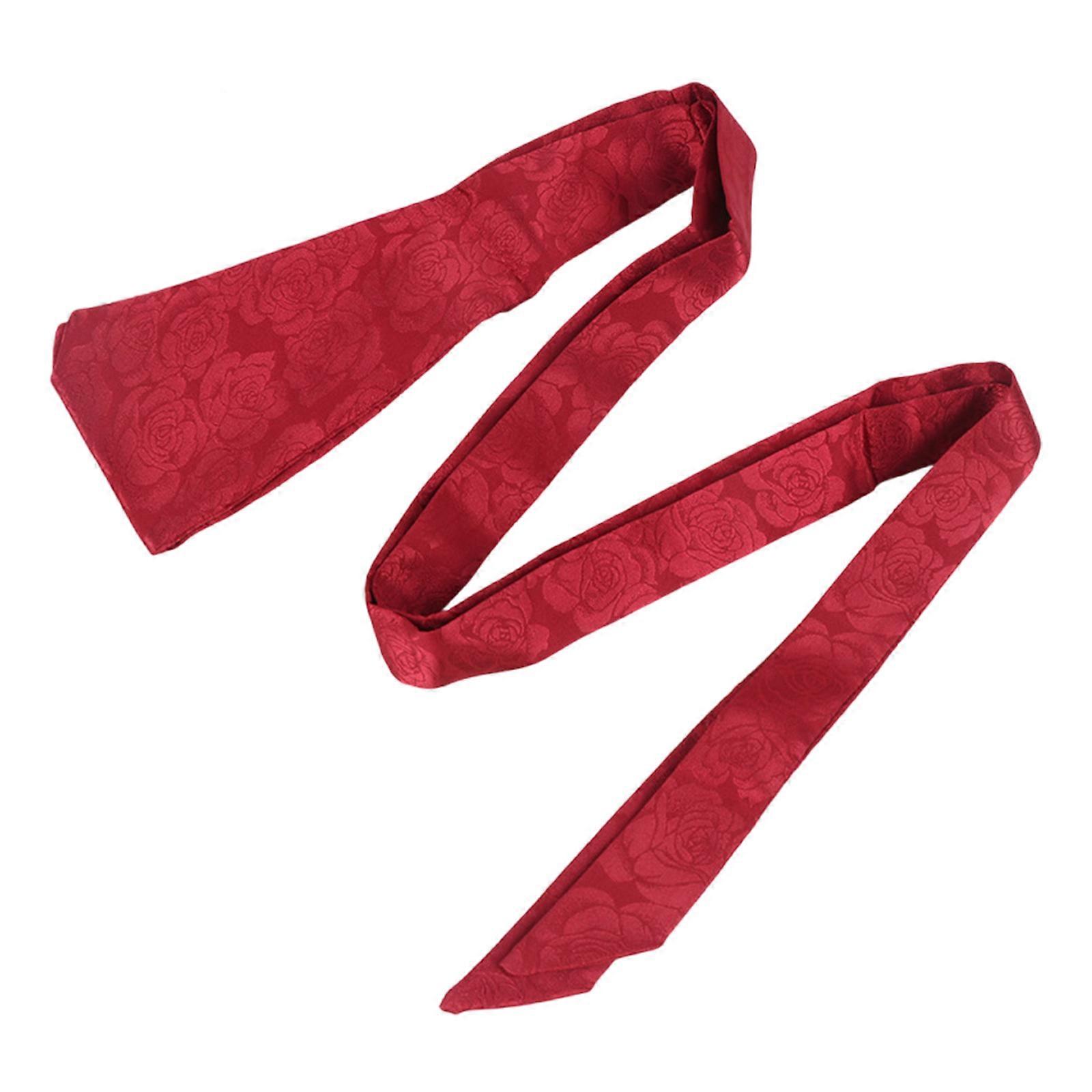 الصينية Mamianqun الملابس القديمة حزام الخصر مع التطريز حزام التعادل العريض مع نمط زهرة ل Mamianqun الأحمر