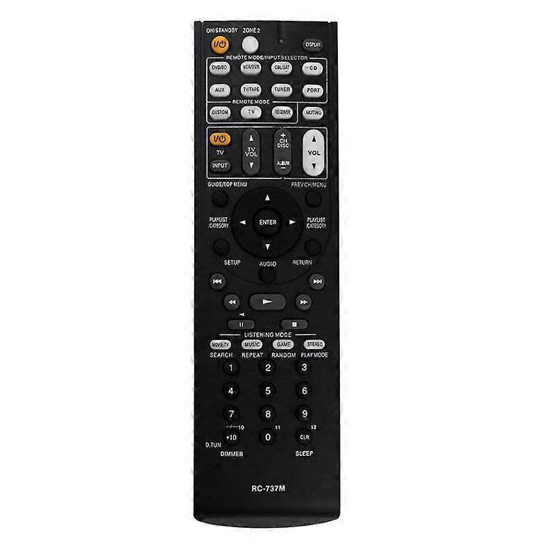 Replace RC-737M Remote Control for AV Receiver Remote Control