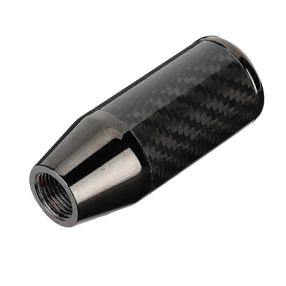 Universal Aluminum Alloy Carbon Fiber Car Auto Manual Gear Shift Stick Knob Head Shifter
