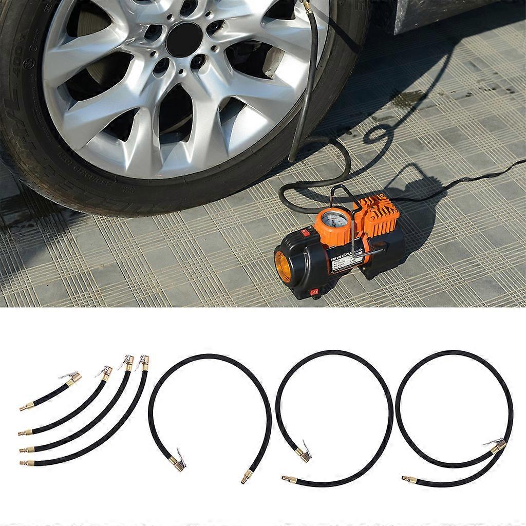Mandrin Pneumatique Pour Gonfleur De Pneus – 6,35 Mm, Pince Verrouillage, Adaptateur Pompe Pour Voiture, Moto, Vélo