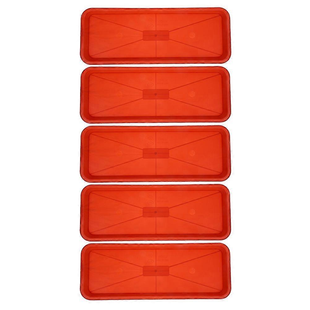 5pcs Window Sill Plant Tray Planter Tray Planter Water Tray Shallow Rectangular Drip Tray Window Sill Flowerpot Tray Rectangular Plants Saucer