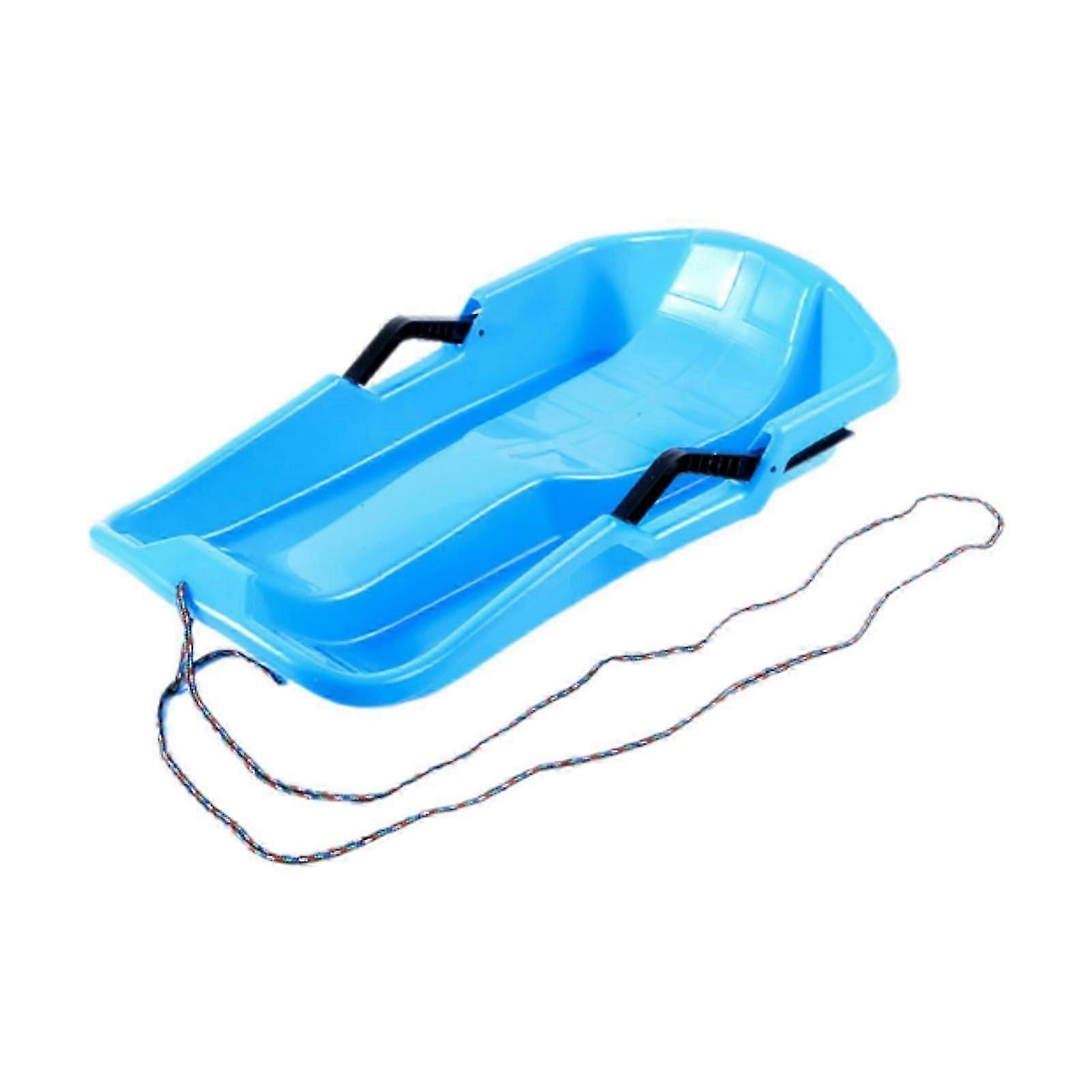 Luge à neige Snow Luge Multifonctionnel avec frein Heavy Duty Traîneau à neige Rose