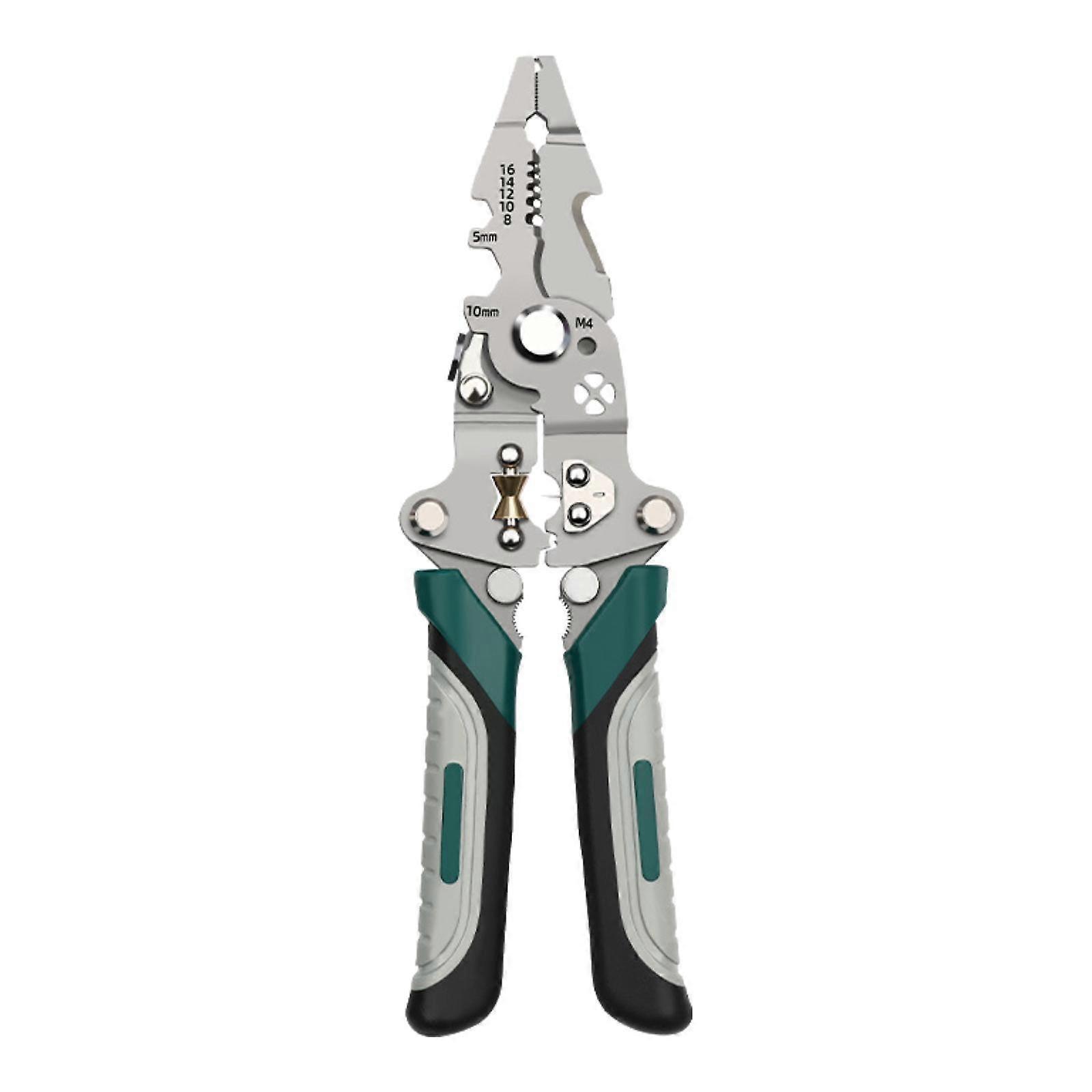 Multifunctional Wire Stripper Cable Cutter for Pressing Splitting Winding