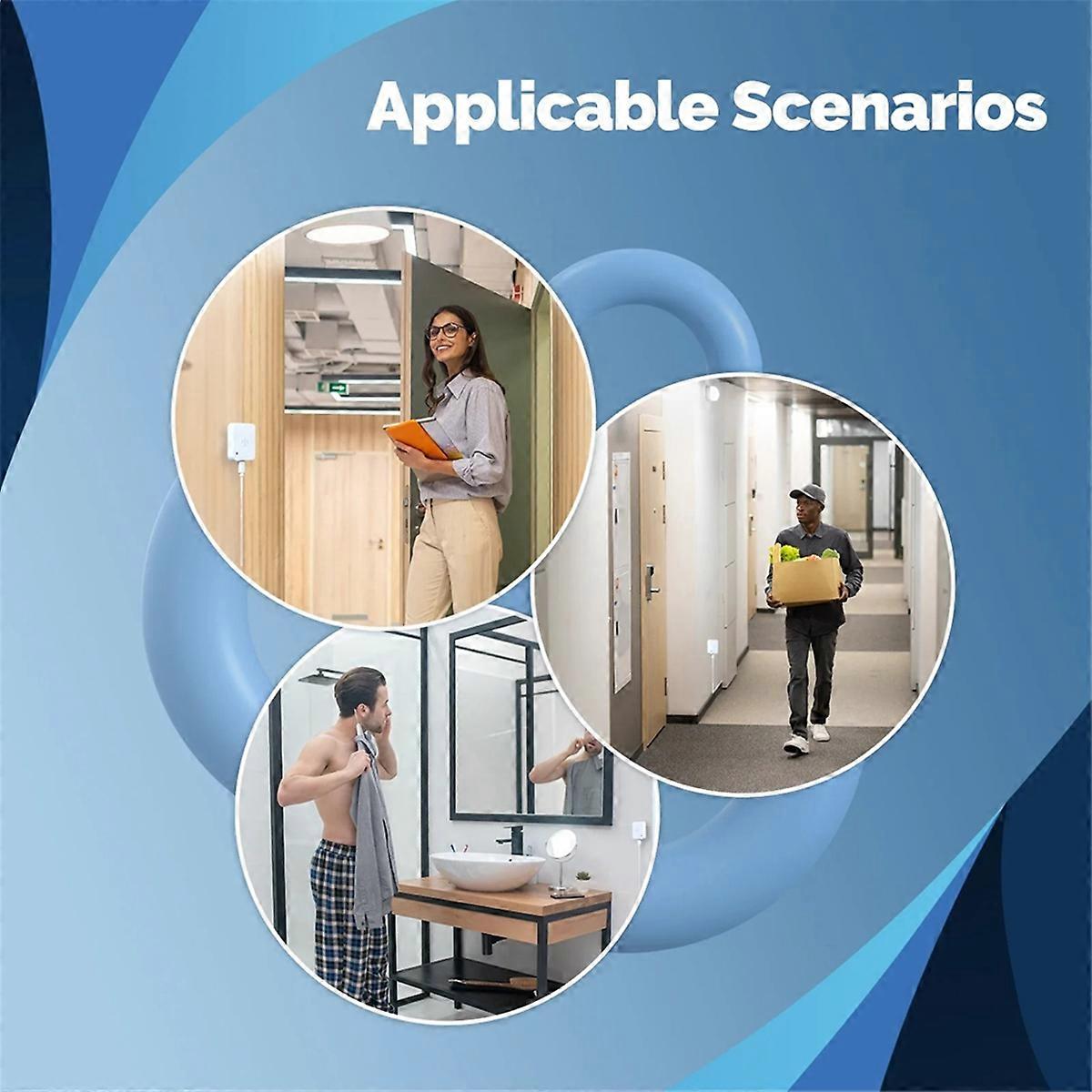 NEW ZigBee 5.8/24G MmWave Radar Human Presence Motion Sensor Switch Light Luminosity Detection Tuya