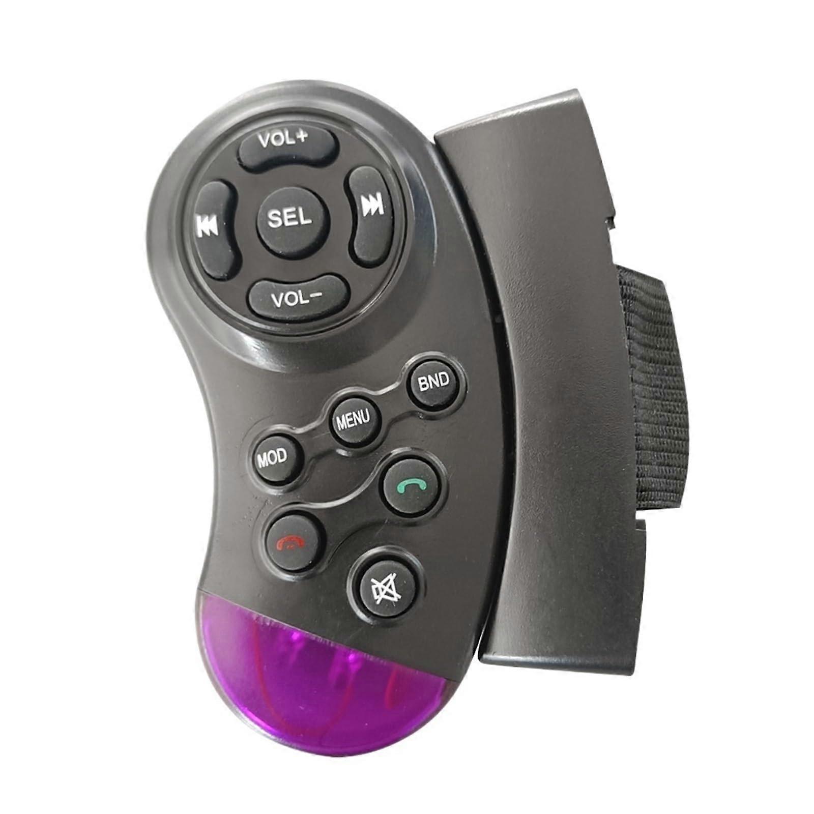 Car Steering Wheel Wireless Control 11 Buttons Car Steering Wheeller for Car CD DVD MP5 Player Replacement