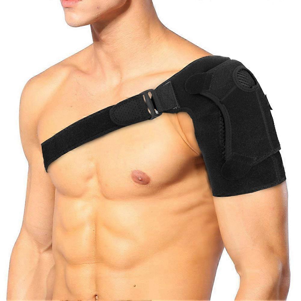 Shoulder Stability Brace with Pressure Pad, Light and Breathable Neoprene Shoulder