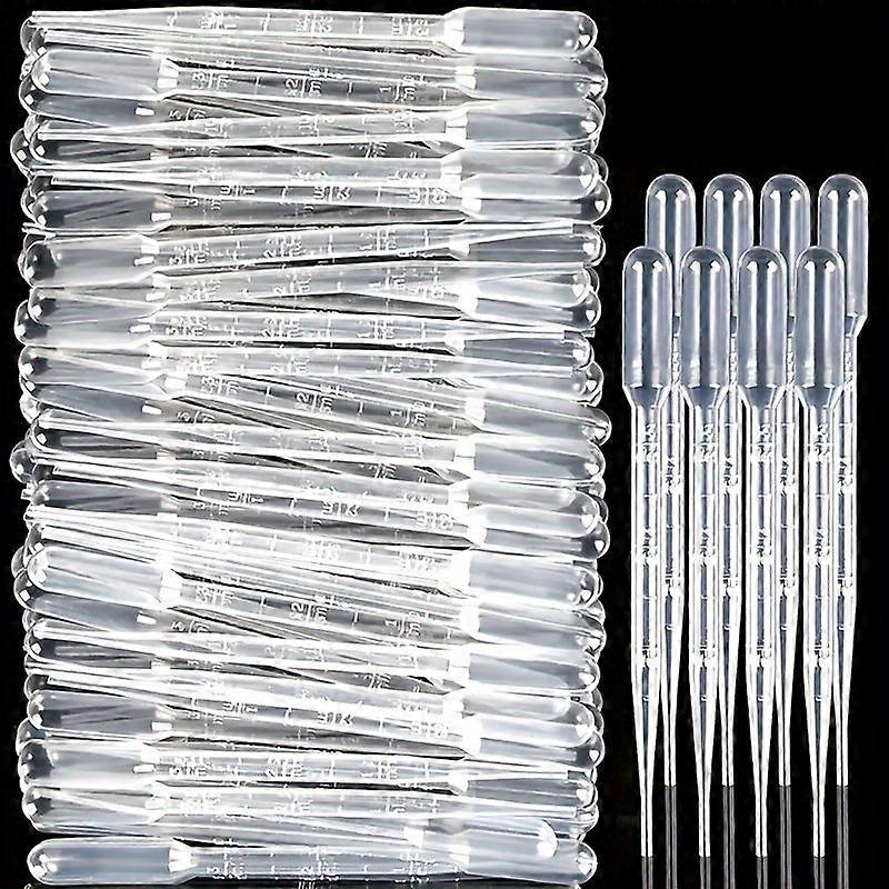 25 Pieces 3ml Plastic Pipettes for Essential Oils Scientific and Laboratory Tools Available for Cosmetics