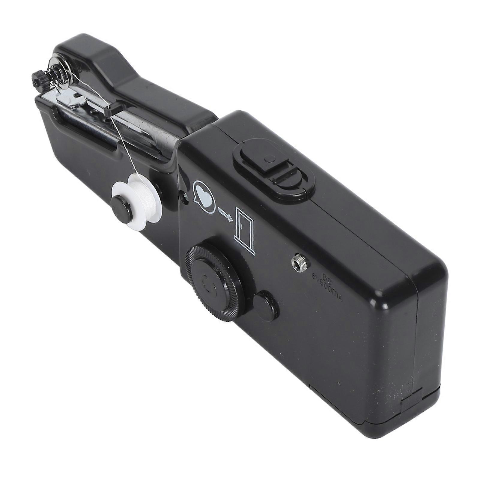 Handheld Electric Sewing Machine USB Battery Powered Portable Mini Electric Sewing Machine for Beginners DIY Craft Projects 