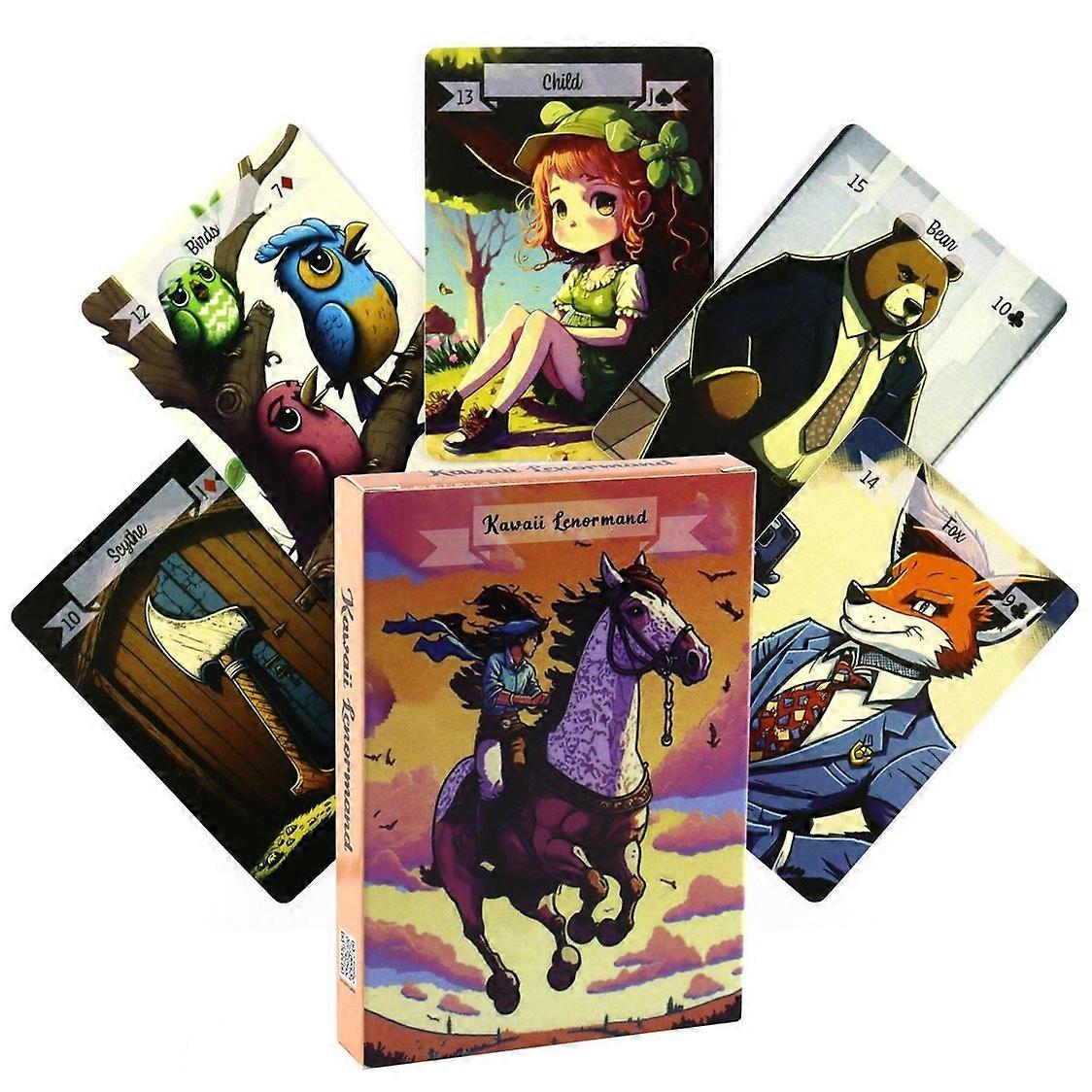 Kawaii Lenormand Deck: Cute Oracle Cards for Divination &amp; Reading