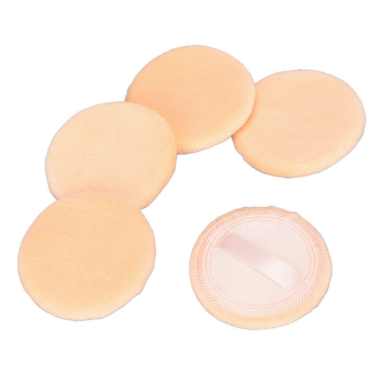 5 Pcs Washable Soft Powder Puffs for Makeup Application