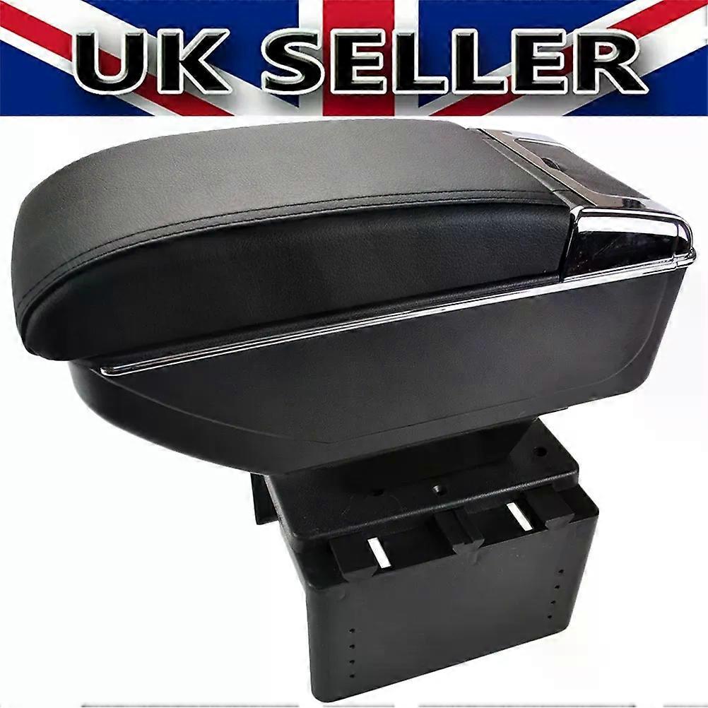 compatible for Universal Most Car Duel Central Console Armrest Storage Compartment