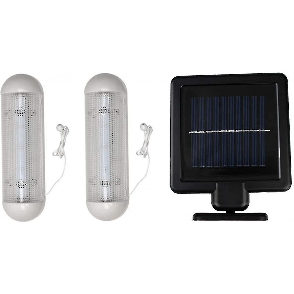 Solar Cable Lights, Split Tent Lights, Emergency Lighting Wall Lights (2 Pieces)