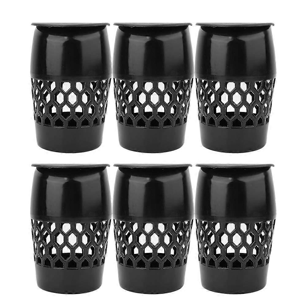 Pool Table Pockets, Billiard Tool 6PCS Plastic Snooker Basket Billiard Ball Storage for Most Standard Pool Tables