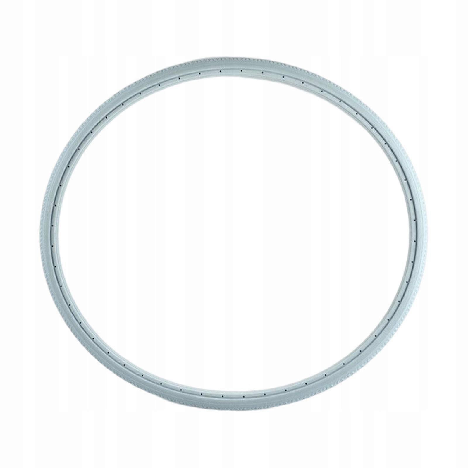 PU 24x1 3/8 إطار كرسي متحرك ، رمادي