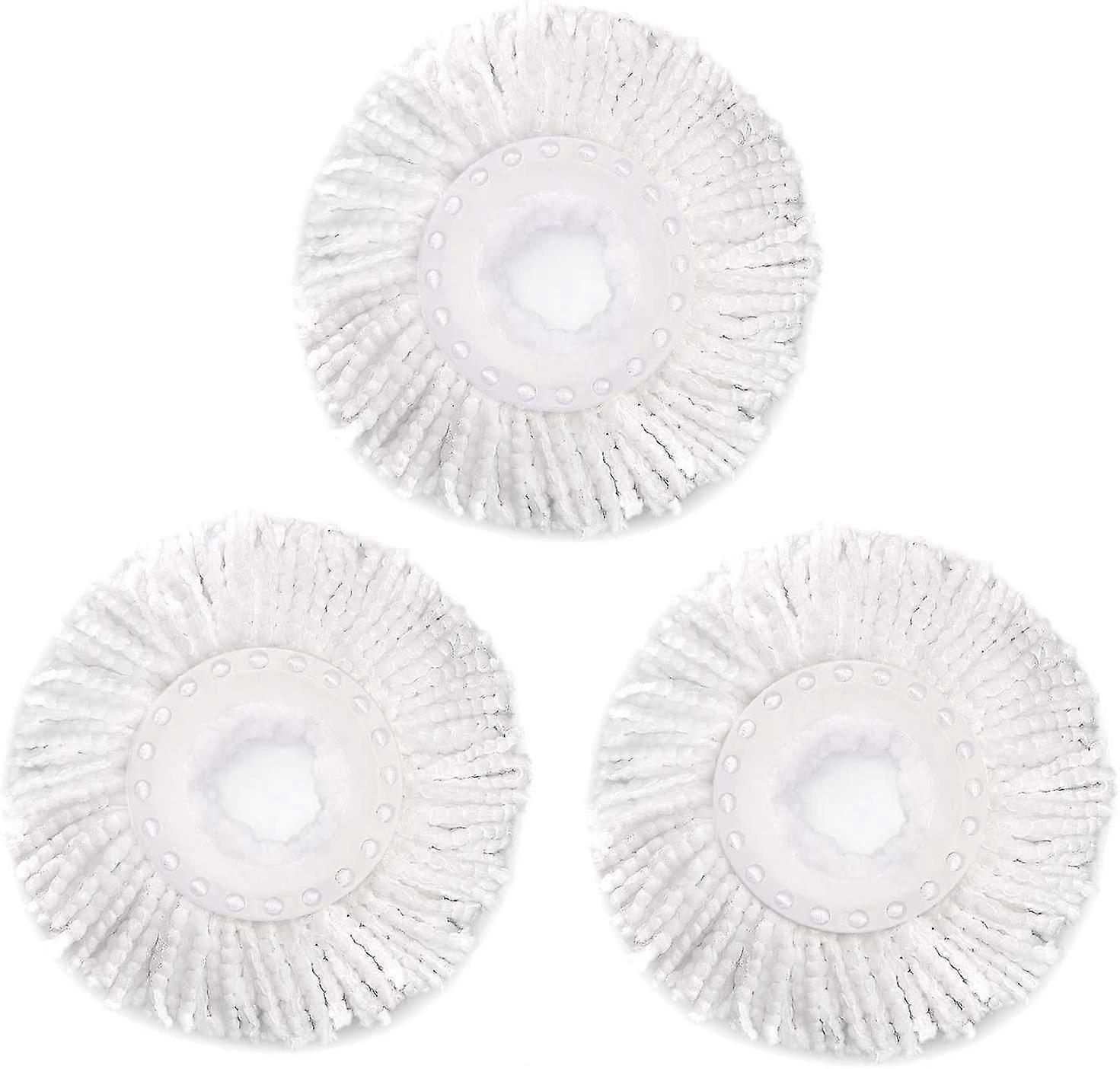 3 Pack Spin Mop Replacement Head 360 Spin Mop, Microfiber Spin Mop Refills