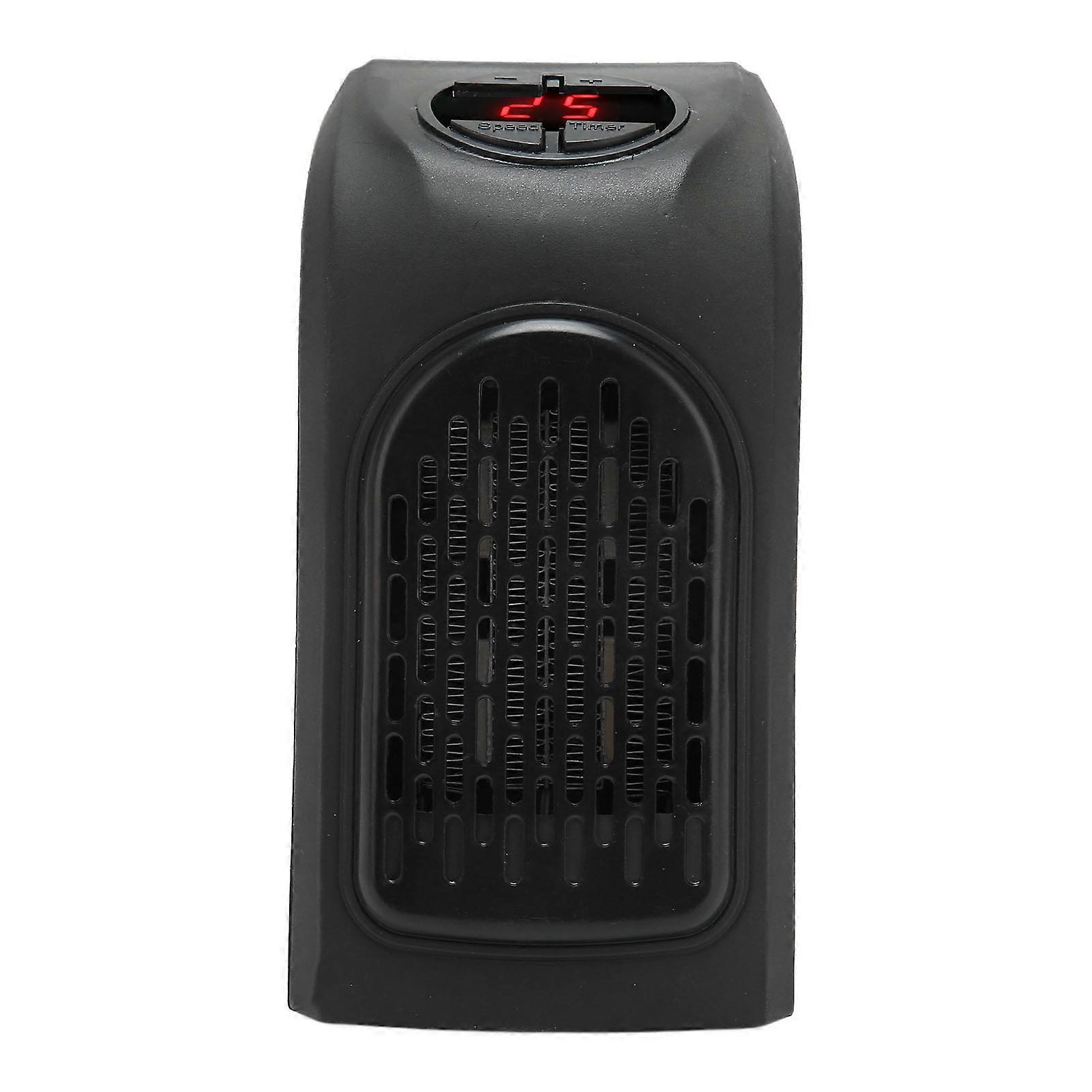 Electric Space Digital Temperature Display Wall Outlet Portable Mini Heater for Office Desktop