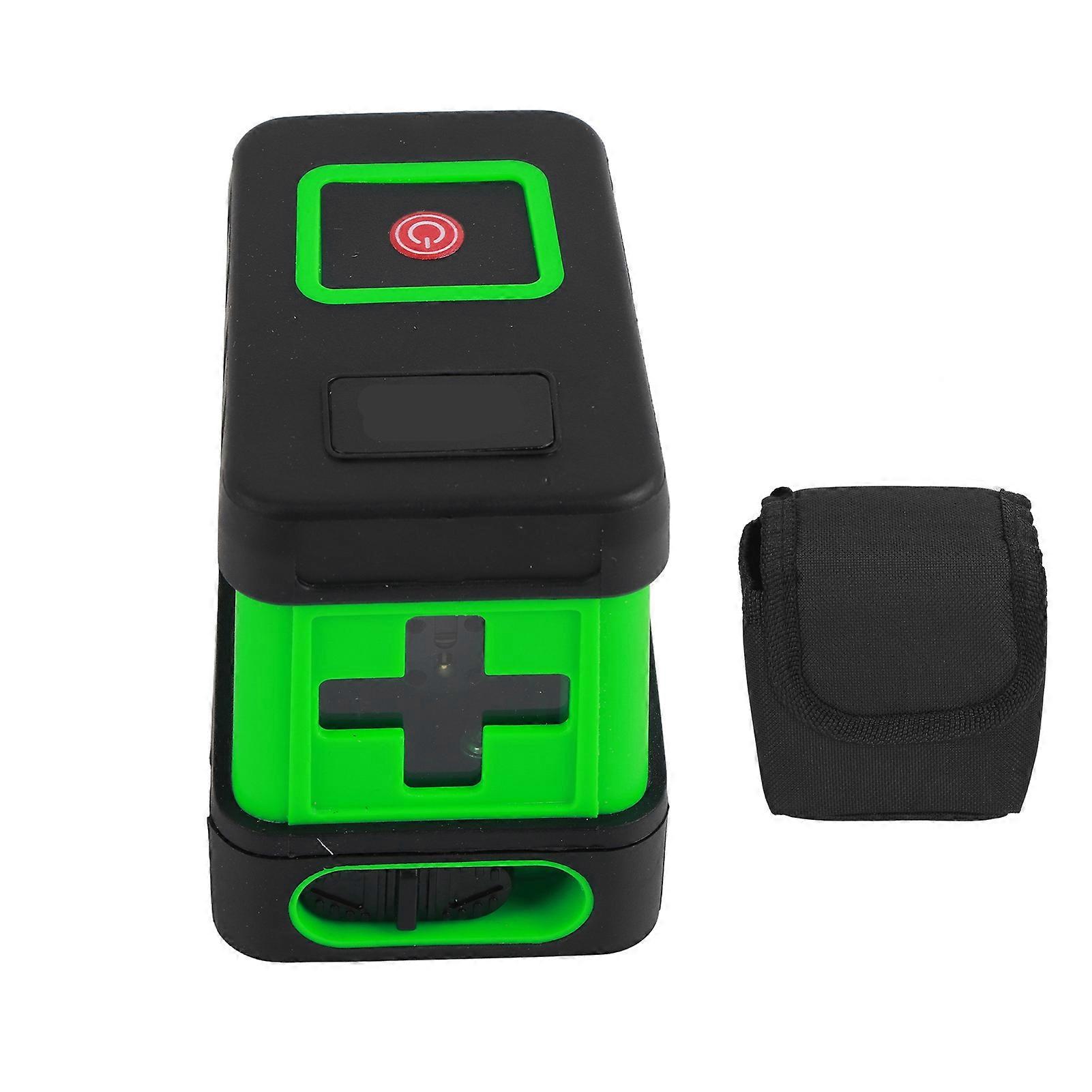 Line Level Tool 5m Range High Visibility 2 Green Beam Self Leveling Laser Leveler for Furniture Installation