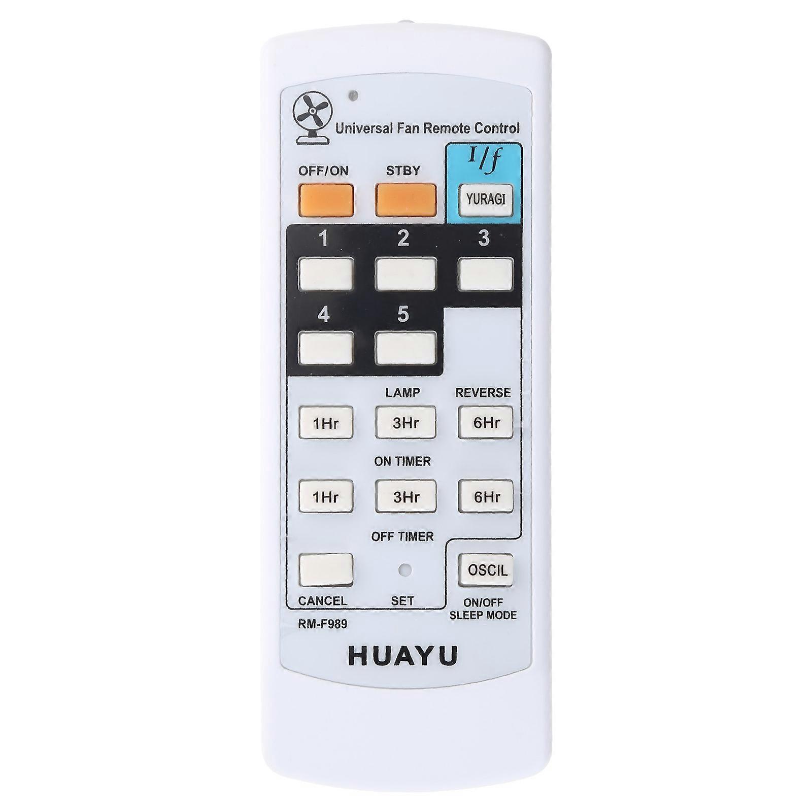 Upgrade Universal Fan Remote Control FAN-989V Wireless Fan Speed Controller with On Off Timer