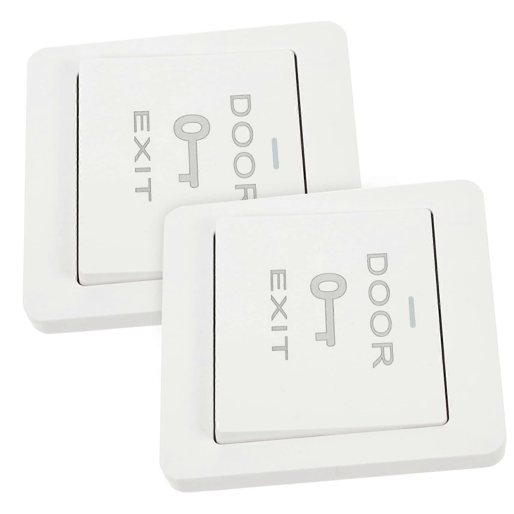 2 pieces push to exit door switch wall plate cover for door access systems easy tallation durable practical for quick exits access control