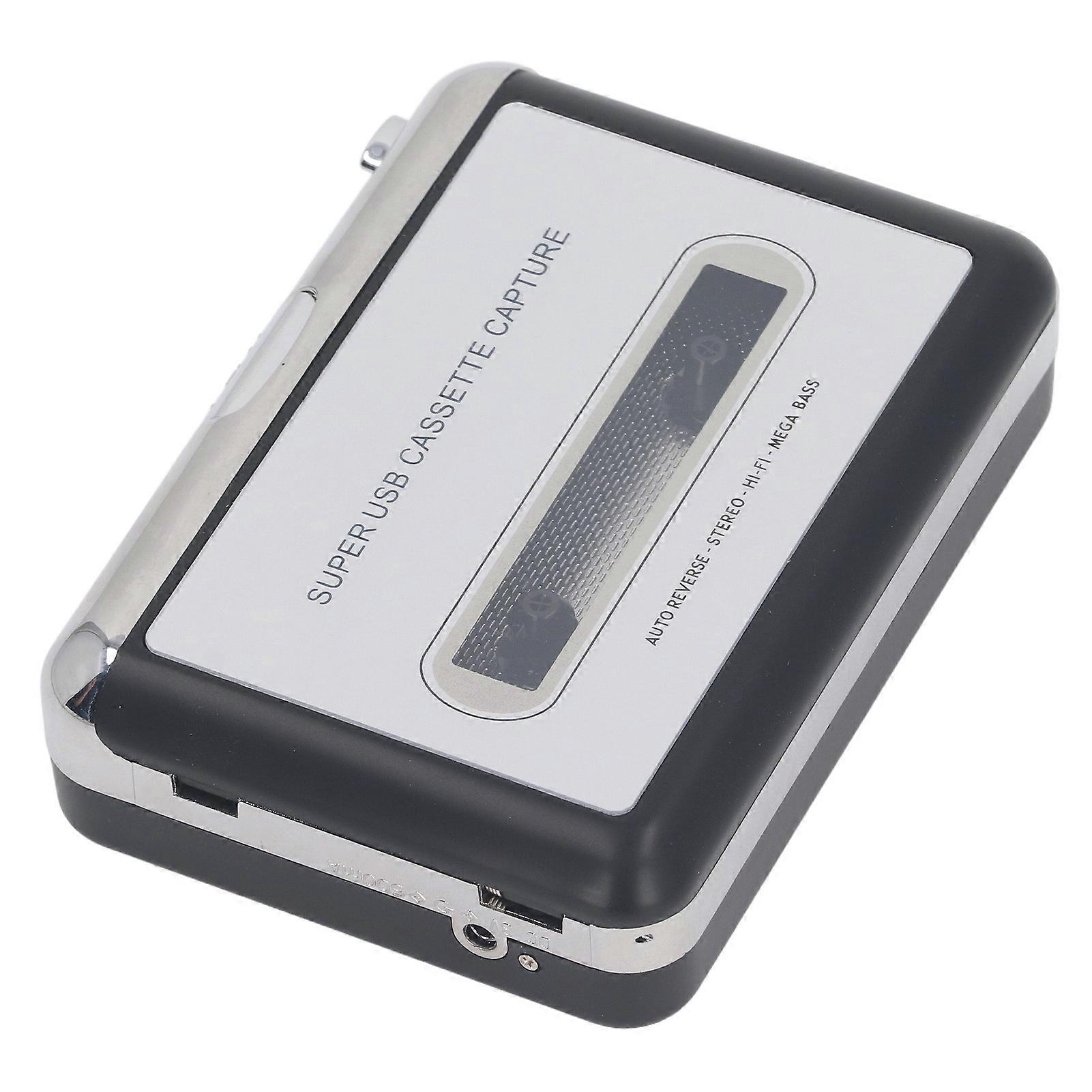 Cassette Tape to MP3 Converter Player USB Portable Adapter Catch Music for CD with Earphone
