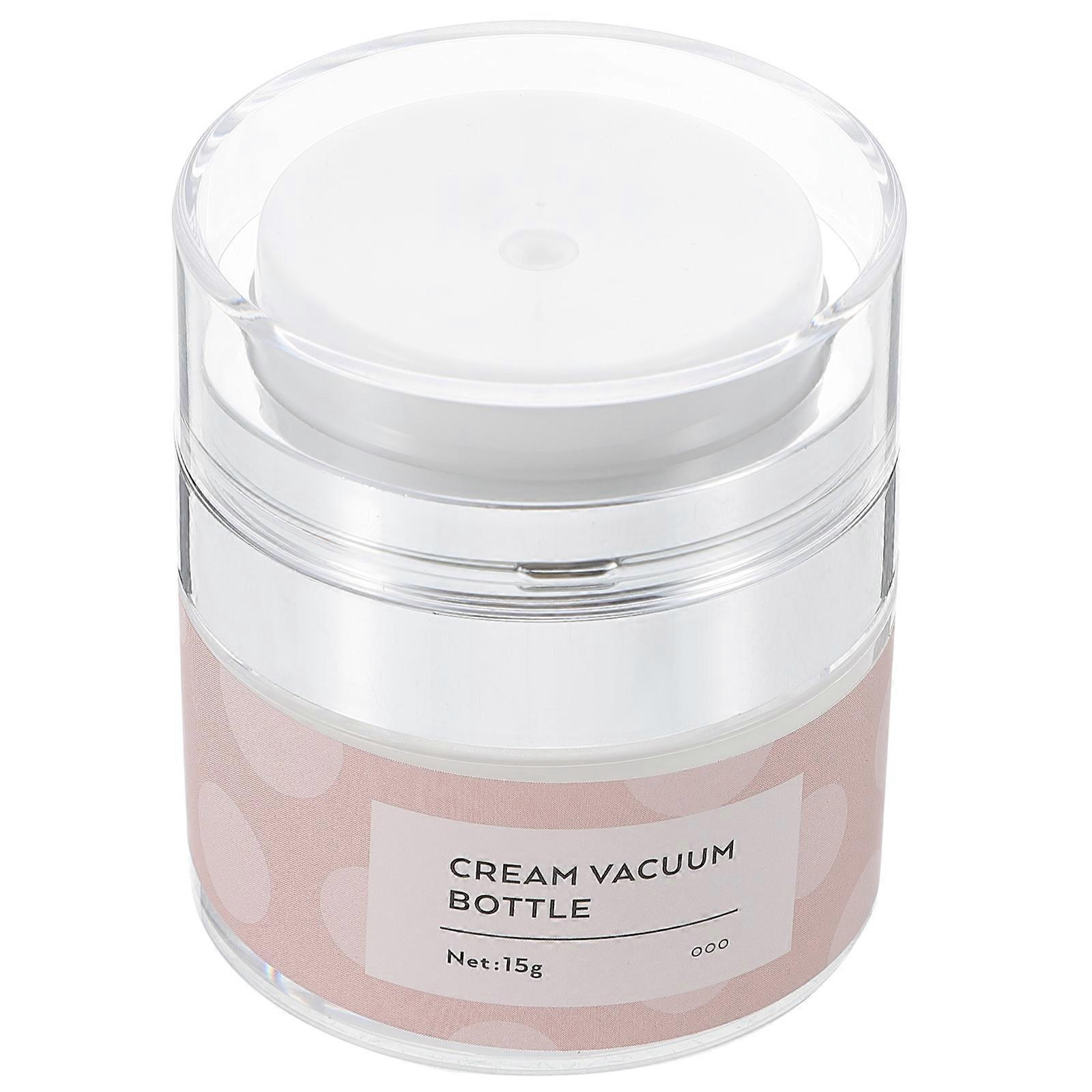 Vacuum Controlled Cream Pump Saving Space and Protecting Contents