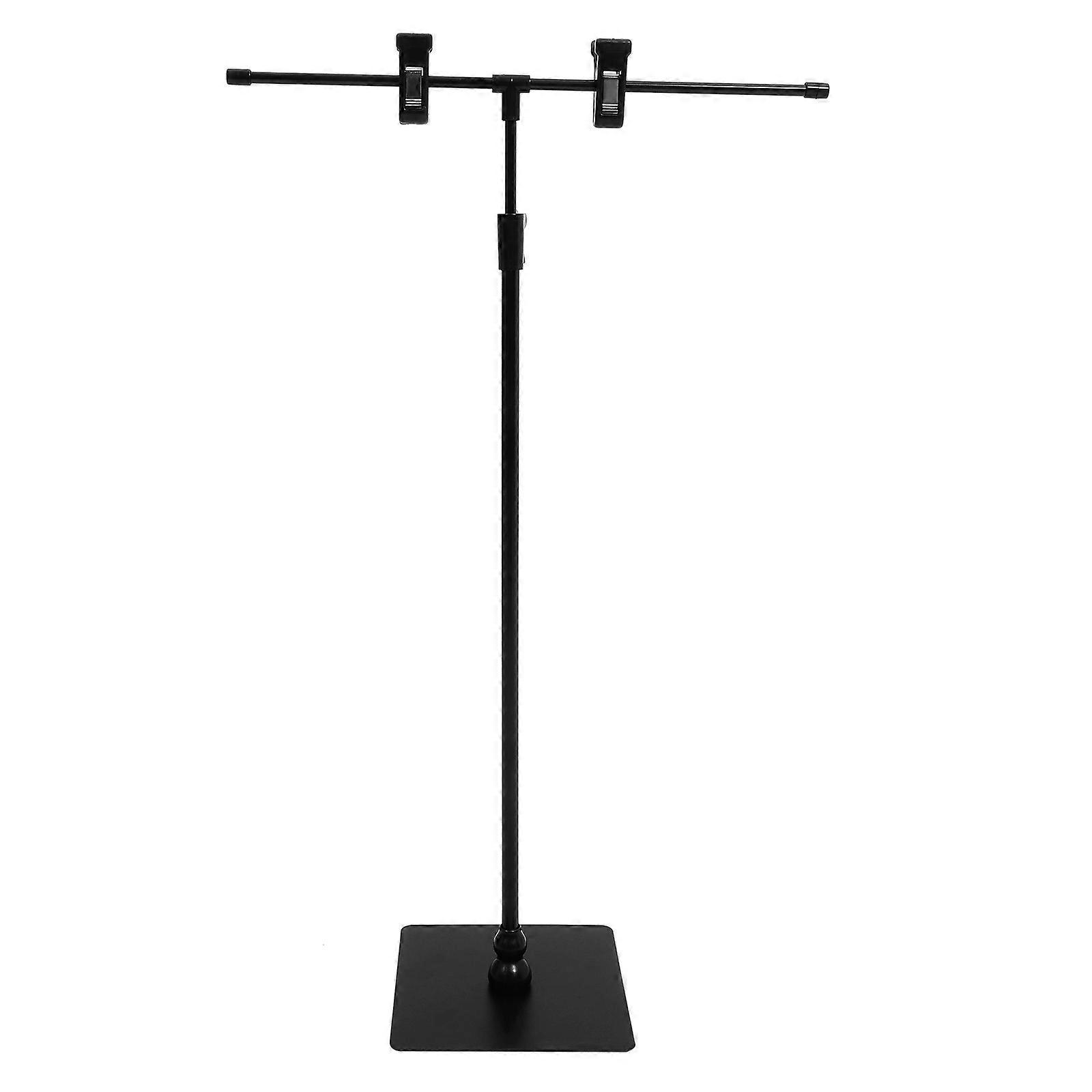 Adjustable T Shaped Retractable Poster Stand with Sturdy Stainless Steel Base – Versatile Display Easel for Home and Business Events