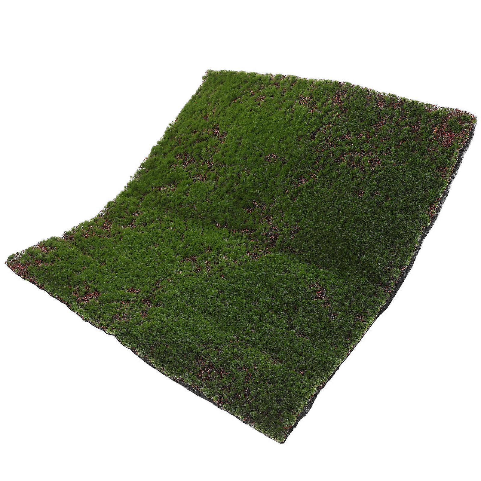 Easy Setup Artificial Grass Mat, Versatile Moss Rug for Home Garden Decor