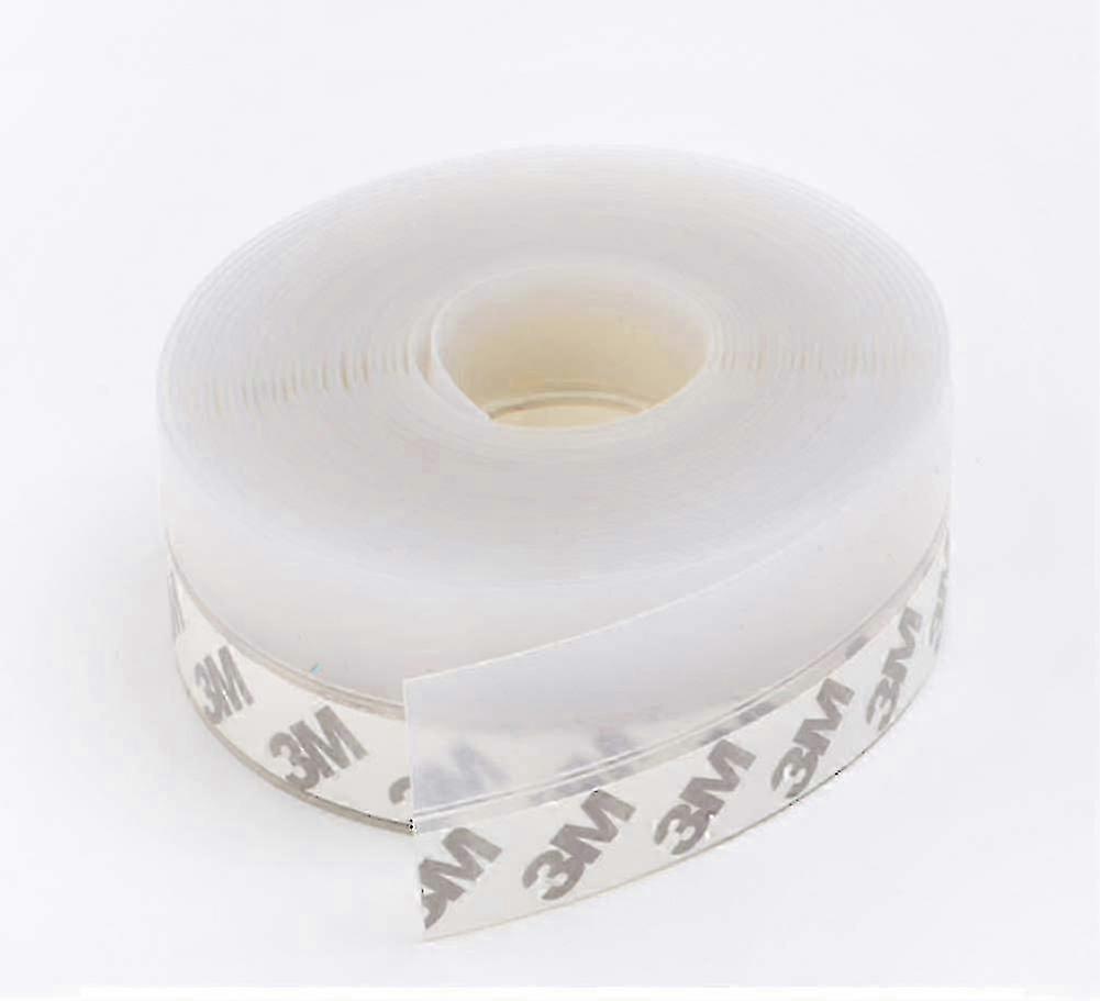 10m透明シリコンドアシールストリップ、防水防風防塵ボトムシール