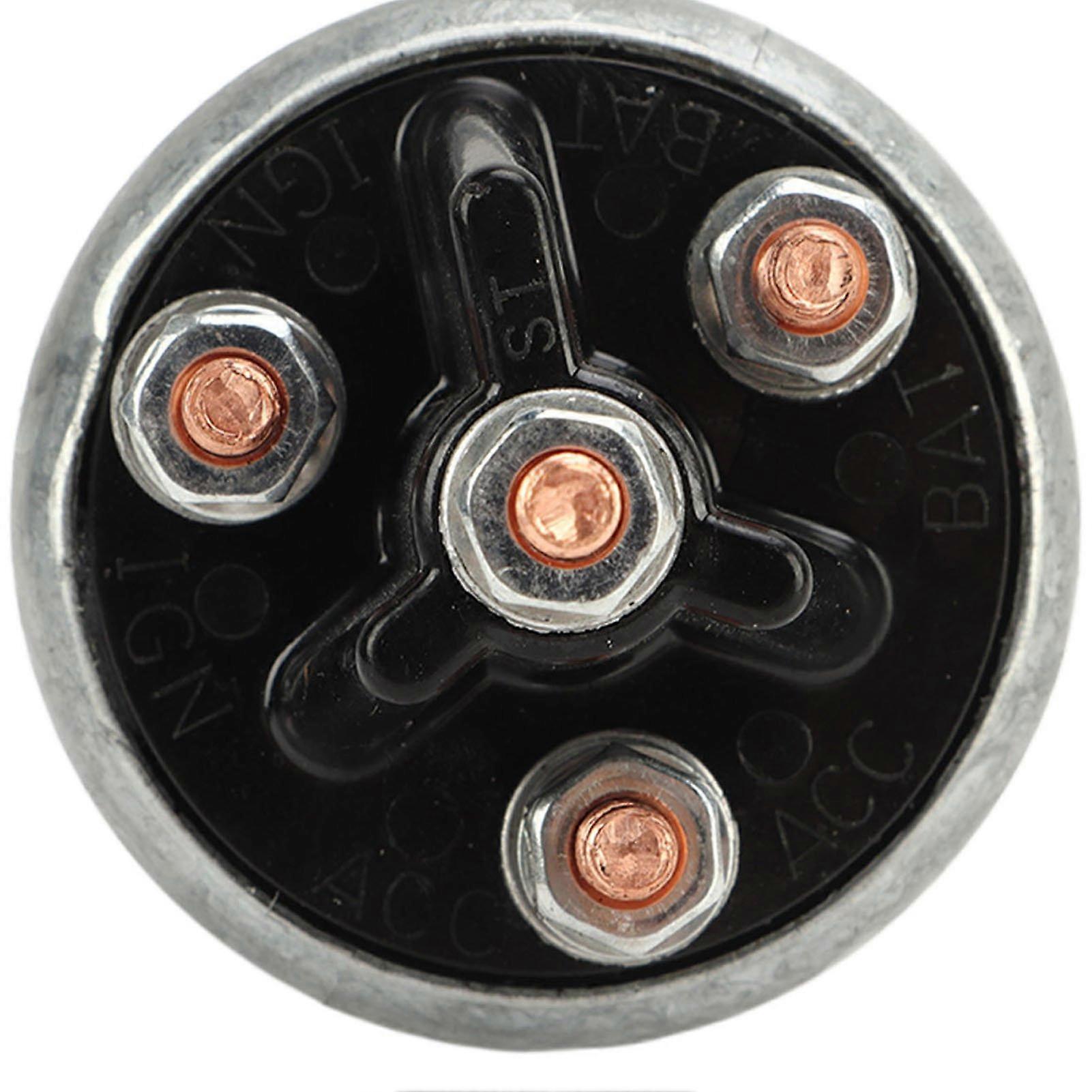 Ignition Switch with 2 Key 6665606 Replacement for Bobcat Loaders 310 313 322 440 530 533 630 631 MT50 MT52