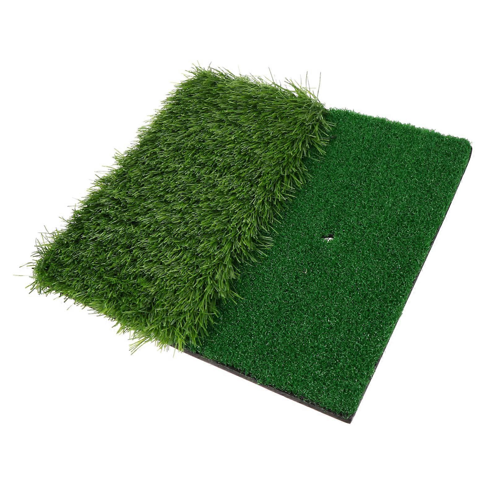 Golf Swing Pad Matte Practical Golf Mat Realistic Natural Feeling