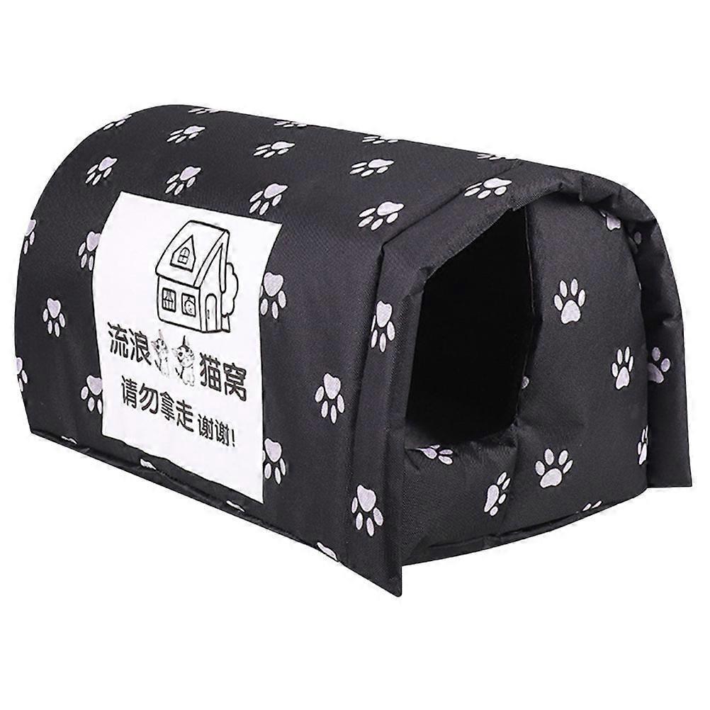 Out Door Cat House Warmth Garage PVC Coated 54x42cm 1Set