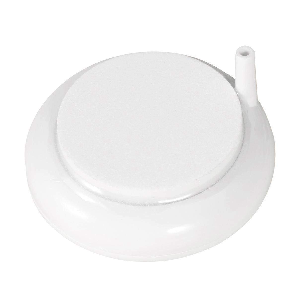 Oxygen Diffuser Air Bubble Stone For Aquarium Maintenance Fish Keeping Hydroponics Round Disc 50Mm White 1Set