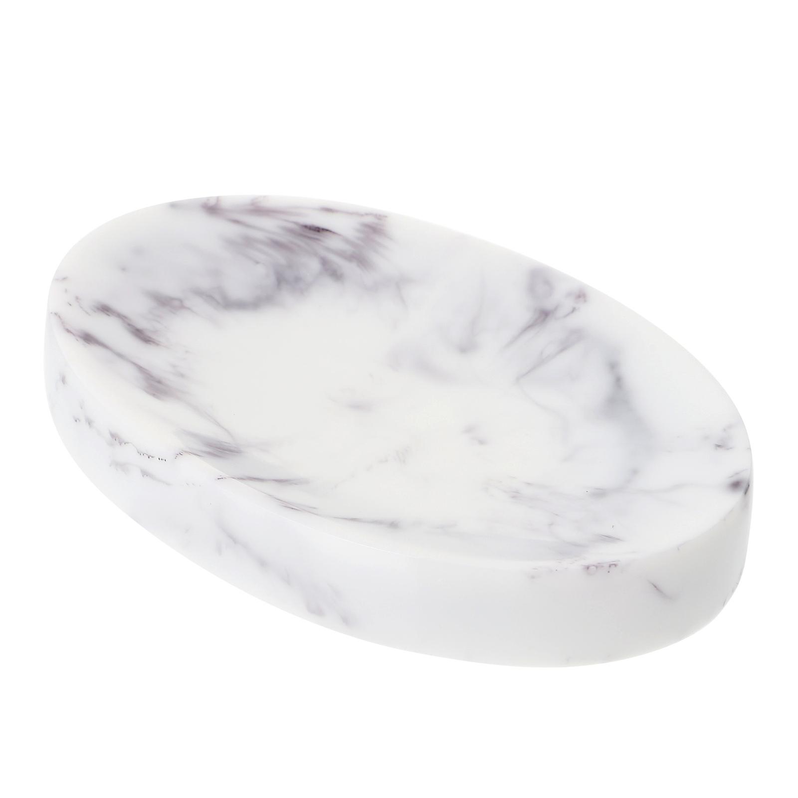 Resin Soap Tray for Bathroom Smooth Surface Soap Holder for Home Organization and Stylish Storage